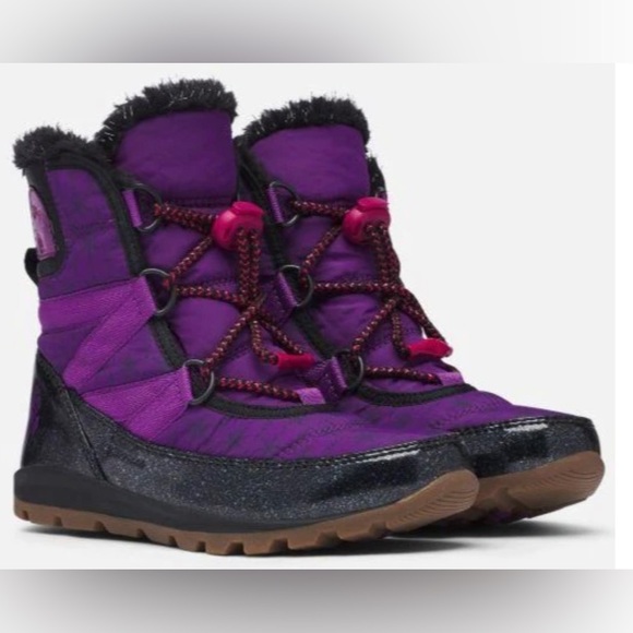 Sorel Other - Sorel Disney X Whitney Short Lace in Wild Iris/ Black Anna Edition Boot